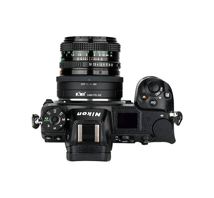 Kiwifotos Kiwifotos Objektivadapter till Canon FD for Nikon Z kamerahus