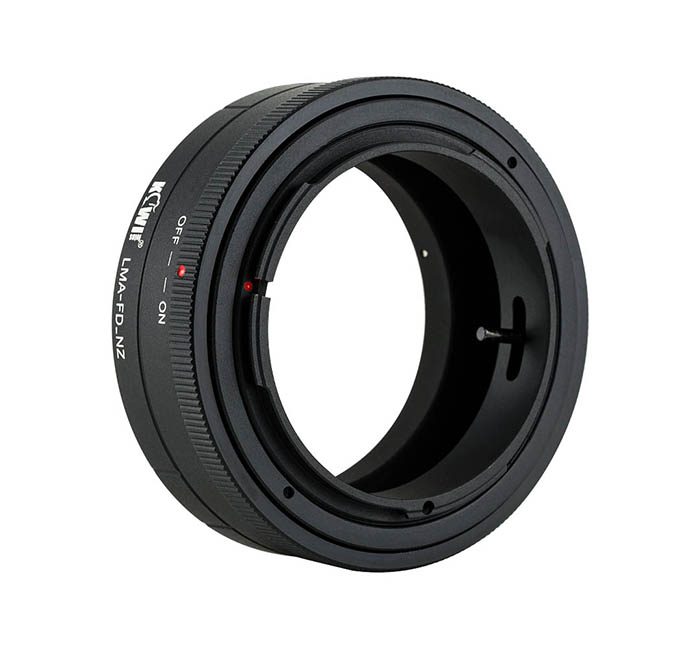 Kiwifotos Kiwifotos Objektivadapter till Canon FD for Nikon Z kamerahus