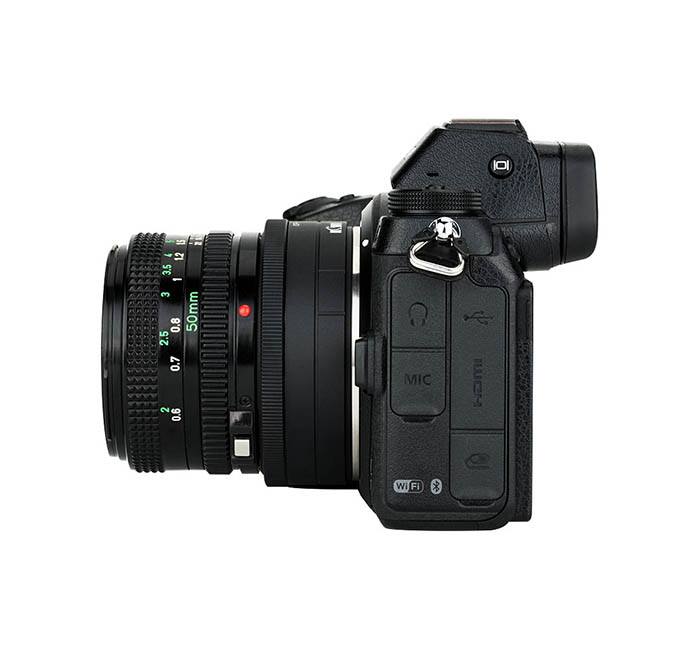 Kiwifotos Kiwifotos Objektivadapter till Canon FD for Nikon Z kamerahus