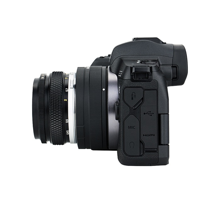 Kiwifotos Kiwifotos Objektivadapter for Olympus OM for Canon R kamerahus