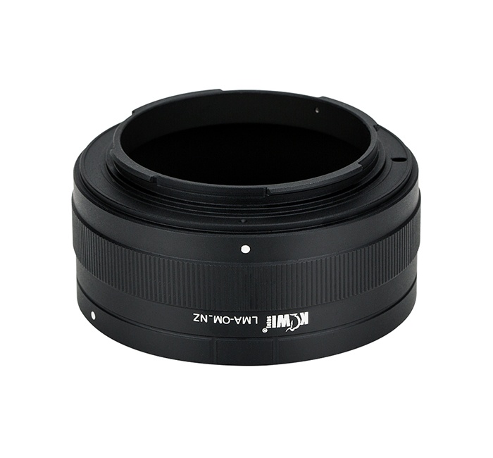 Kiwifotos Kiwifotos Objektivadapter till Olympus OM for Nikon Z kamerahus