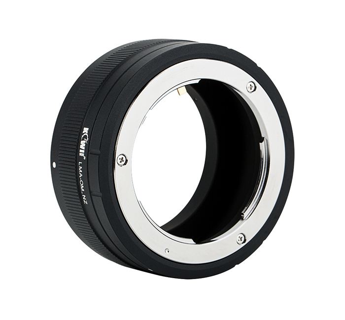 Kiwifotos Kiwifotos Objektivadapter till Olympus OM for Nikon Z kamerahus