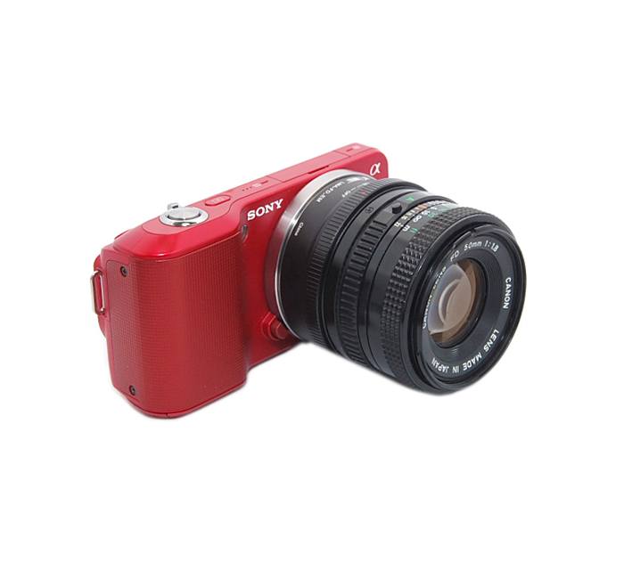 Kiwifotos Kiwifotos Objektivadapter till Canon FD for Sony E kamerahus