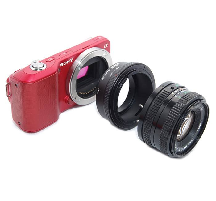 Kiwifotos Kiwifotos Objektivadapter till Canon FD for Sony E kamerahus