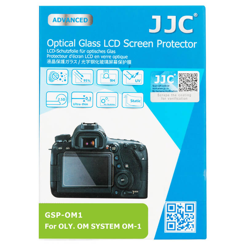 JJC JJC Skjermbeskytter for Olympus OM System OM-1 optisk glass 9H