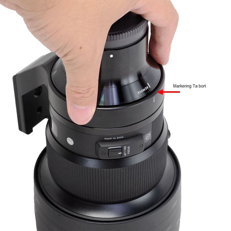 iShoot iShoot stativfeste for Sigma 100-400mm F5-6.3 / 105mm F1.4 DG