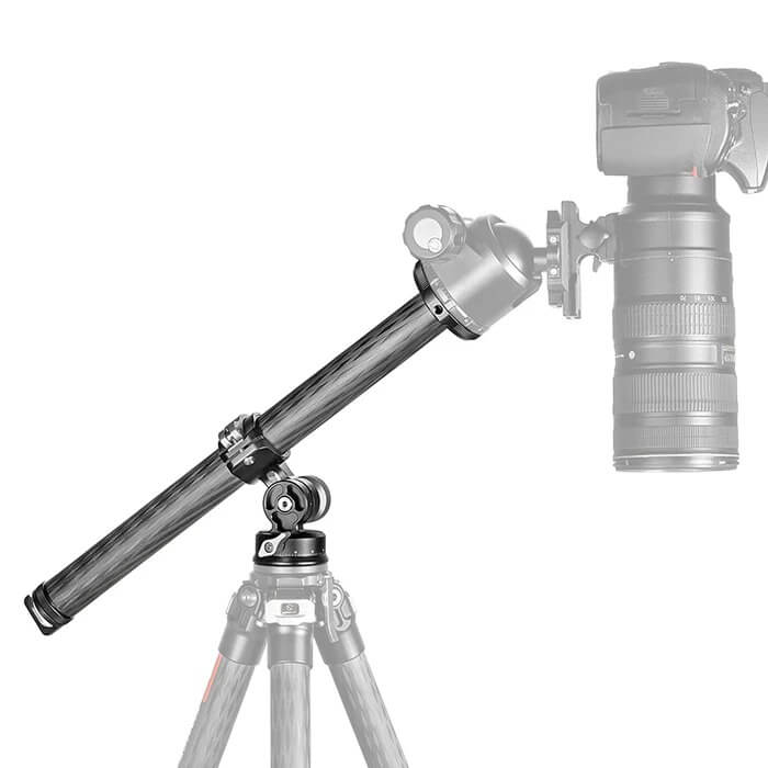 Sunwayfoto Sunwayfoto CCB-01 midtsøyle 360° roterbar av karbonfiber med to-veis hode