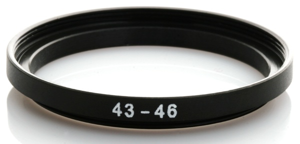 Kiwifotos Step-up-ring 43-46mm – gjør filtergjengene større