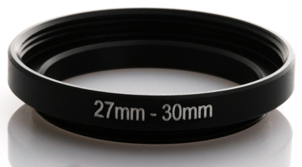 Haida Step-up-ring 27-30mm – gjør filtergjengene større