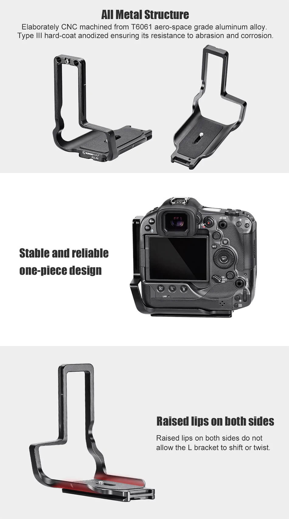Sunwayfoto Sunwayfoto l-bracket for Canon EOS R3