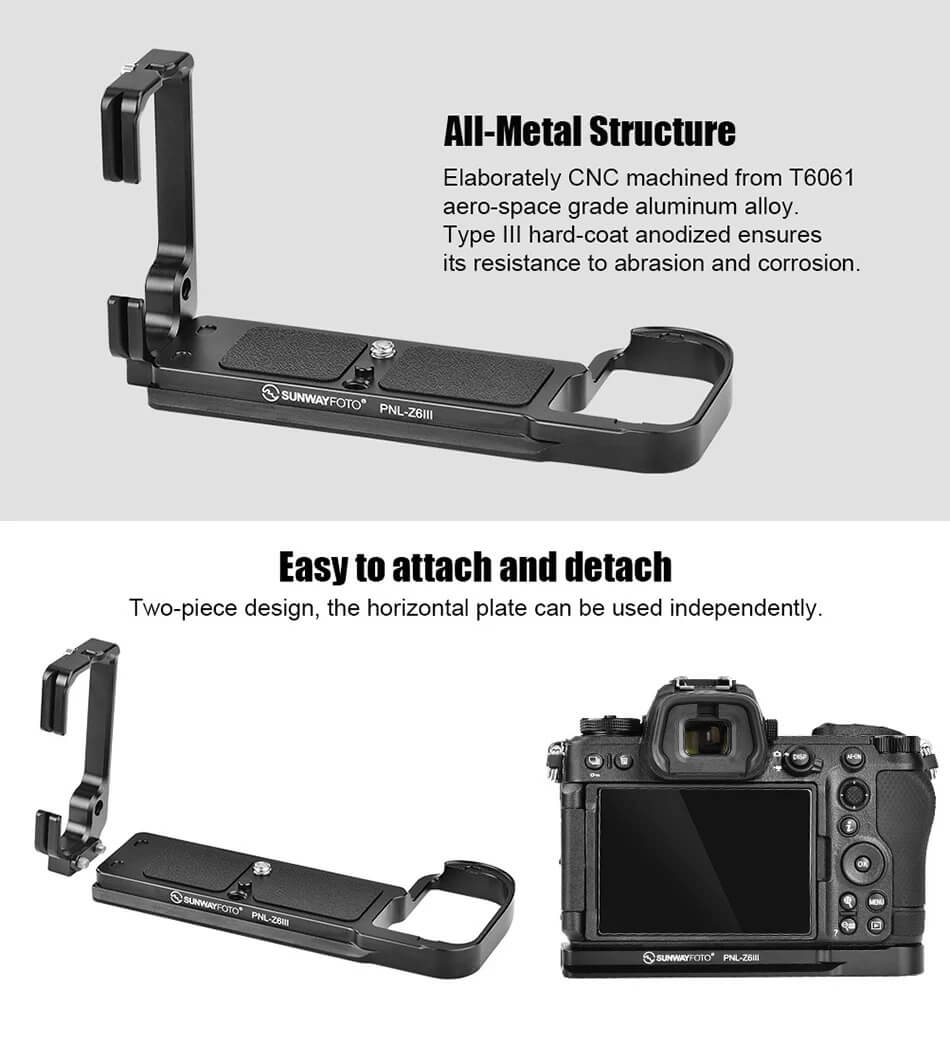 Sunwayfoto Sunwayfoto l-bracket for Nikon Z6 III