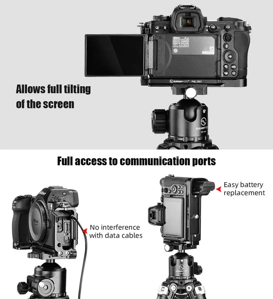 Sunwayfoto Sunwayfoto l-bracket for Nikon Z6 III