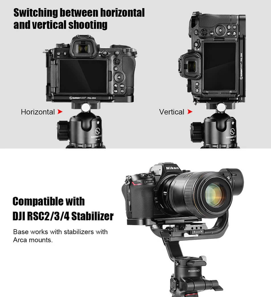 Sunwayfoto Sunwayfoto l-bracket for Nikon Z6 III