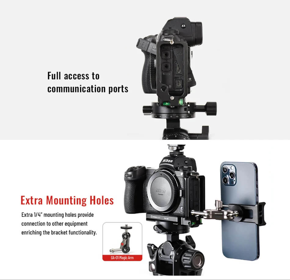 Sunwayfoto Sunwayfoto l-bracket for Nikon Z6/Z7/Z6 II/Z7 II