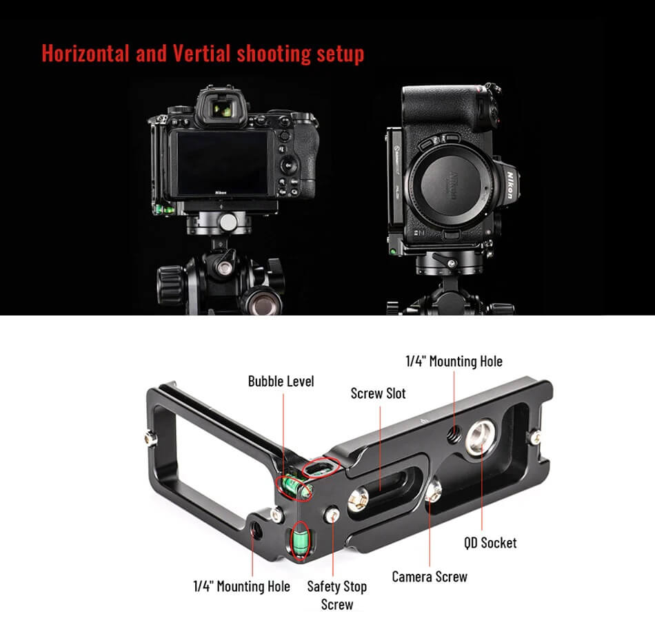 Sunwayfoto Sunwayfoto l-bracket for Nikon Z6/Z7/Z6 II/Z7 II