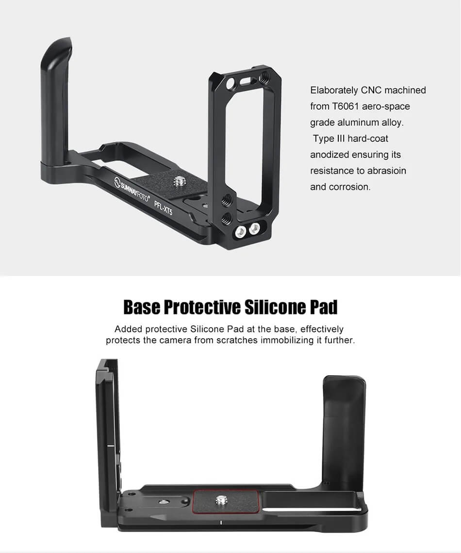 Sunwayfoto Sunwayfoto l-bracket med håndgrep for Fujifilm X-T5