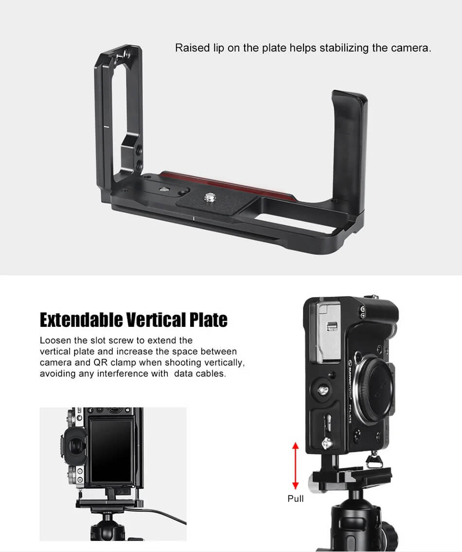 Sunwayfoto Sunwayfoto l-bracket med håndgrep for Fujifilm X-T5