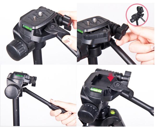 Weifeng Weifeng kamerastativ 157cm med videohode 3kg