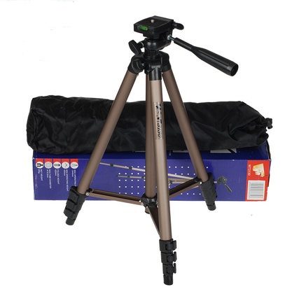 Fancier Weifeng WT3130 trebensstativ 124cm for mindre kamera/mobil