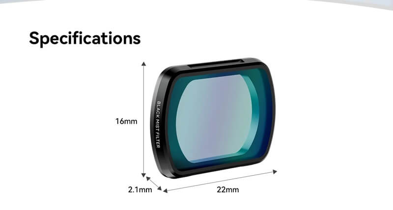 Ulanzi Ulanzi PK-01 Black Mist-filter for DJI Osmo Pocket 3