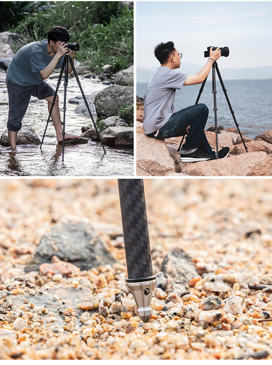 Ulanzi Ulanzi Zero-Y Kamerastativ 156cm av karbonfiber med Coman kulehode